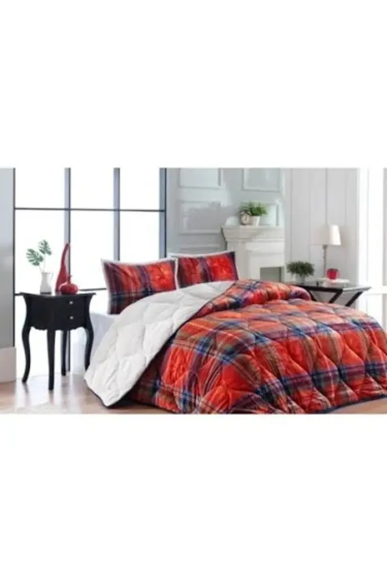 Merinos Volante Indigo Çift Kişilik Yorgan Set