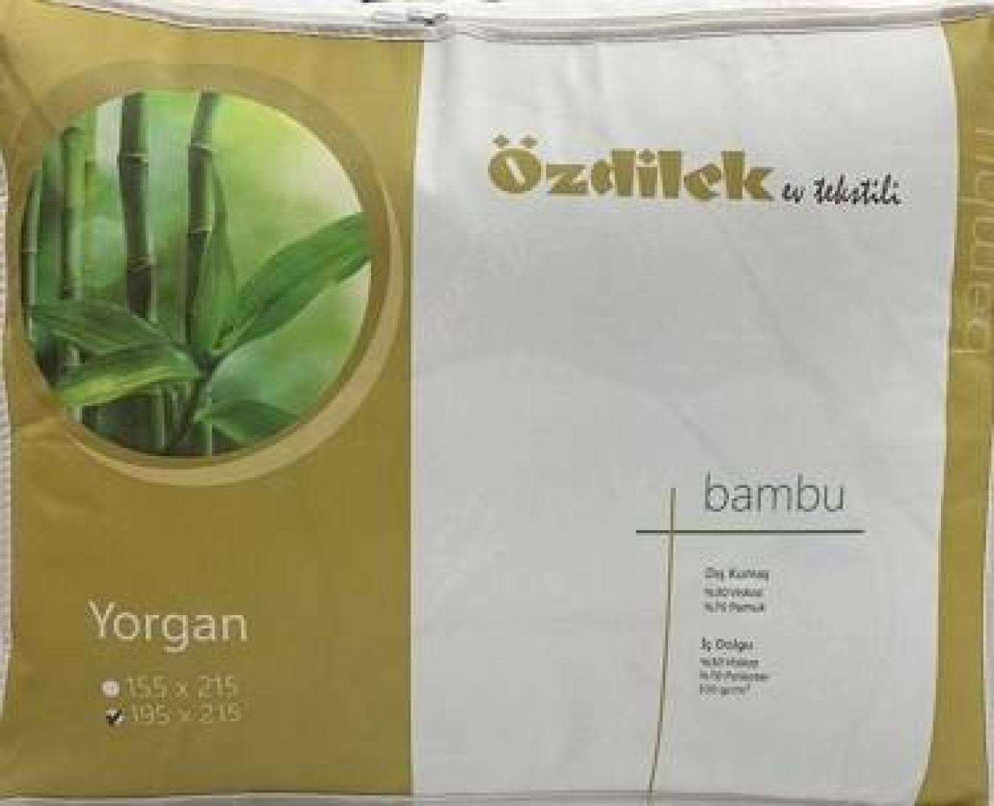 Özdilek Çift Kişilik Bambu Yorgan 195x215