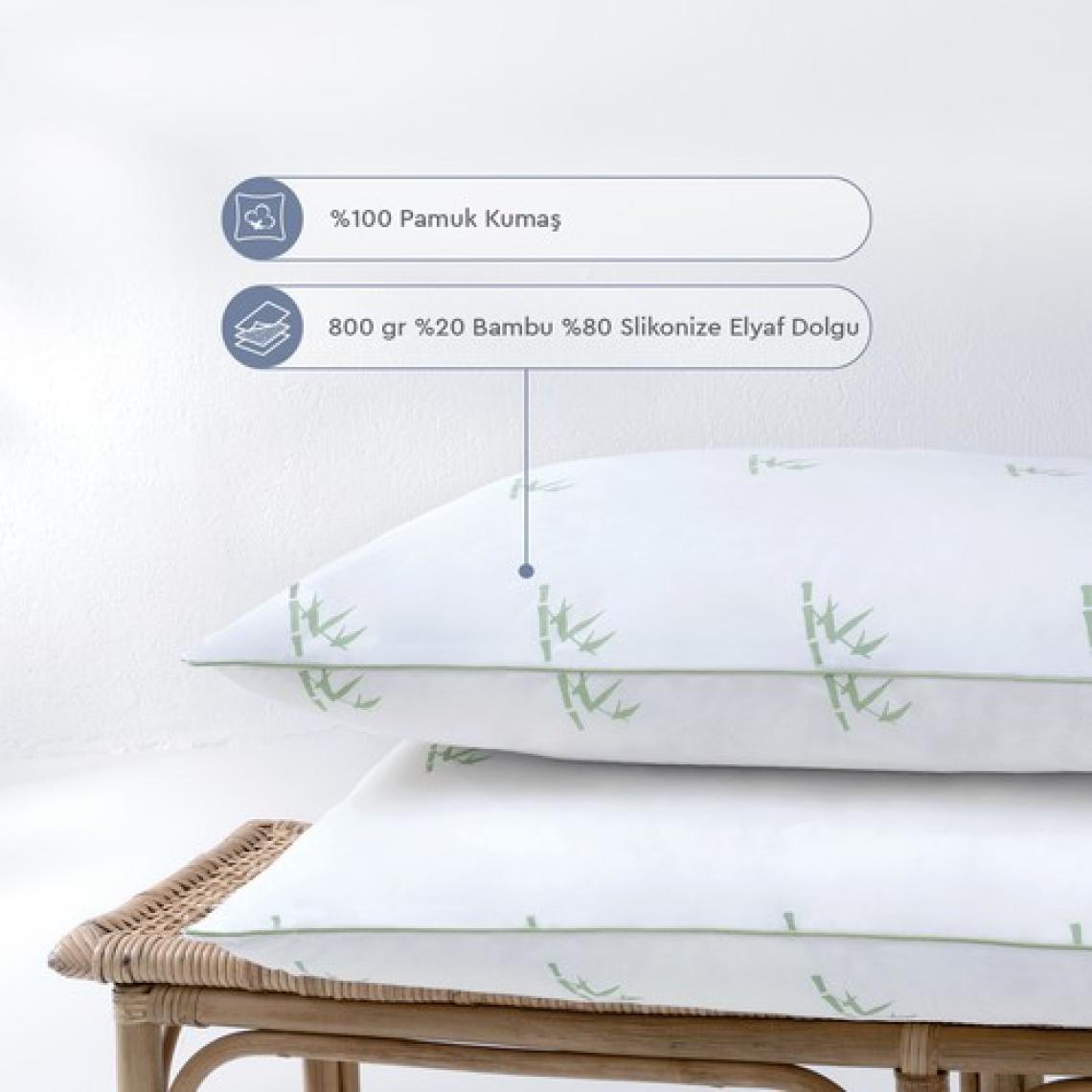 Yataş Bedding BAMBU Yastık 800 gr. (50x70 cm)