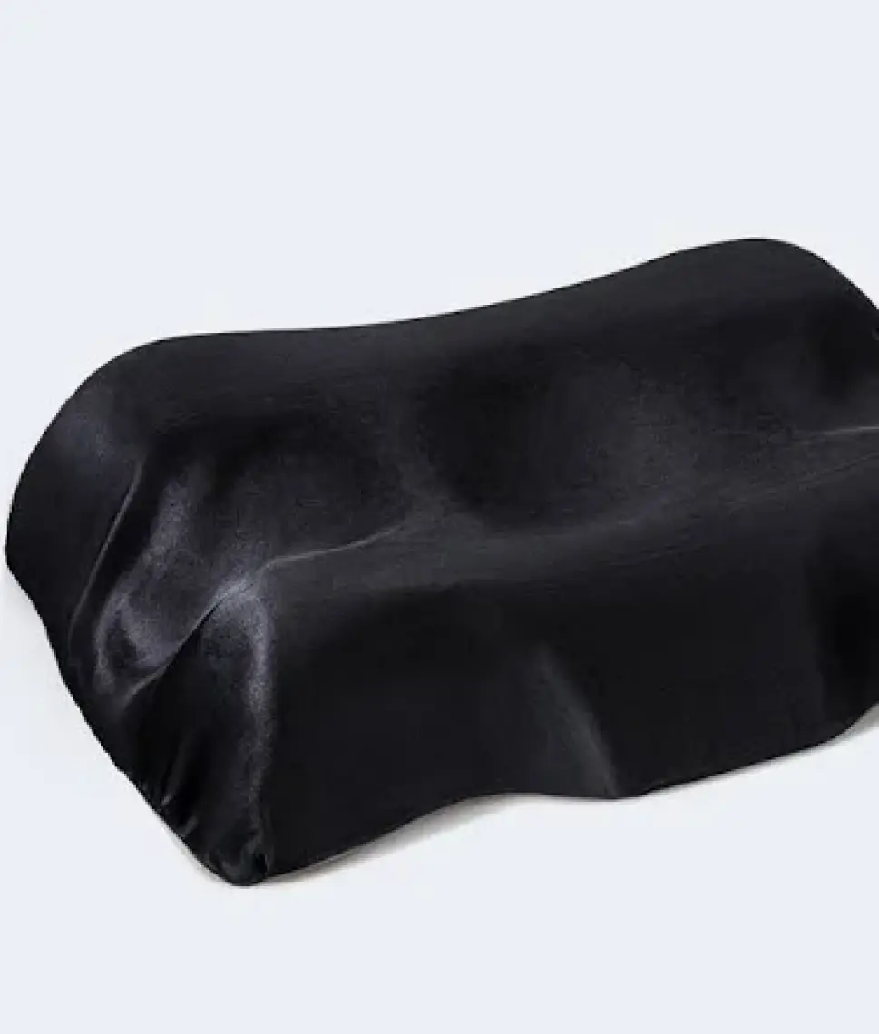 Beauty Pillow Kırısıklık Önleyici Ortopedik Güzellik Yastığı - Siyah Ipek Kılıf ile
