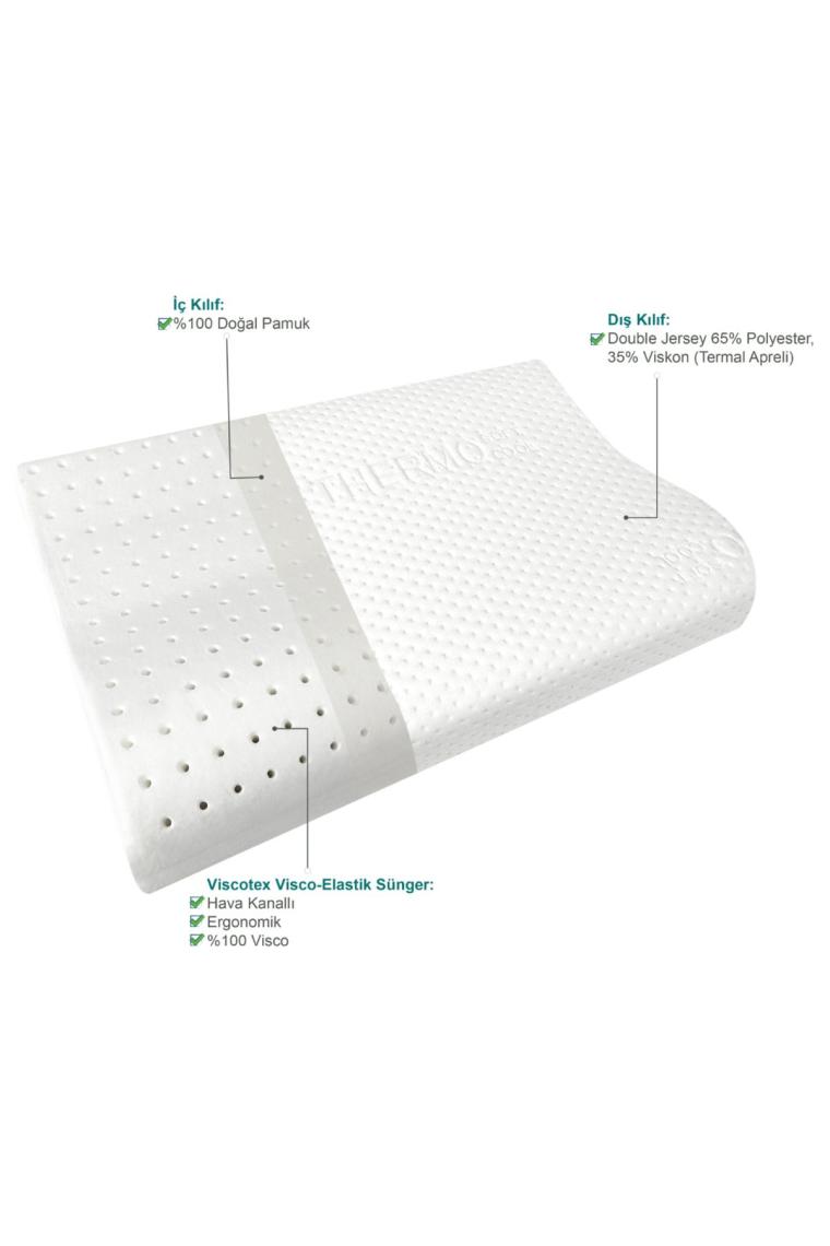 Viscotex  Boyun Destekli Yastık / Orthopedic Pillow 60x40x10/8 cm