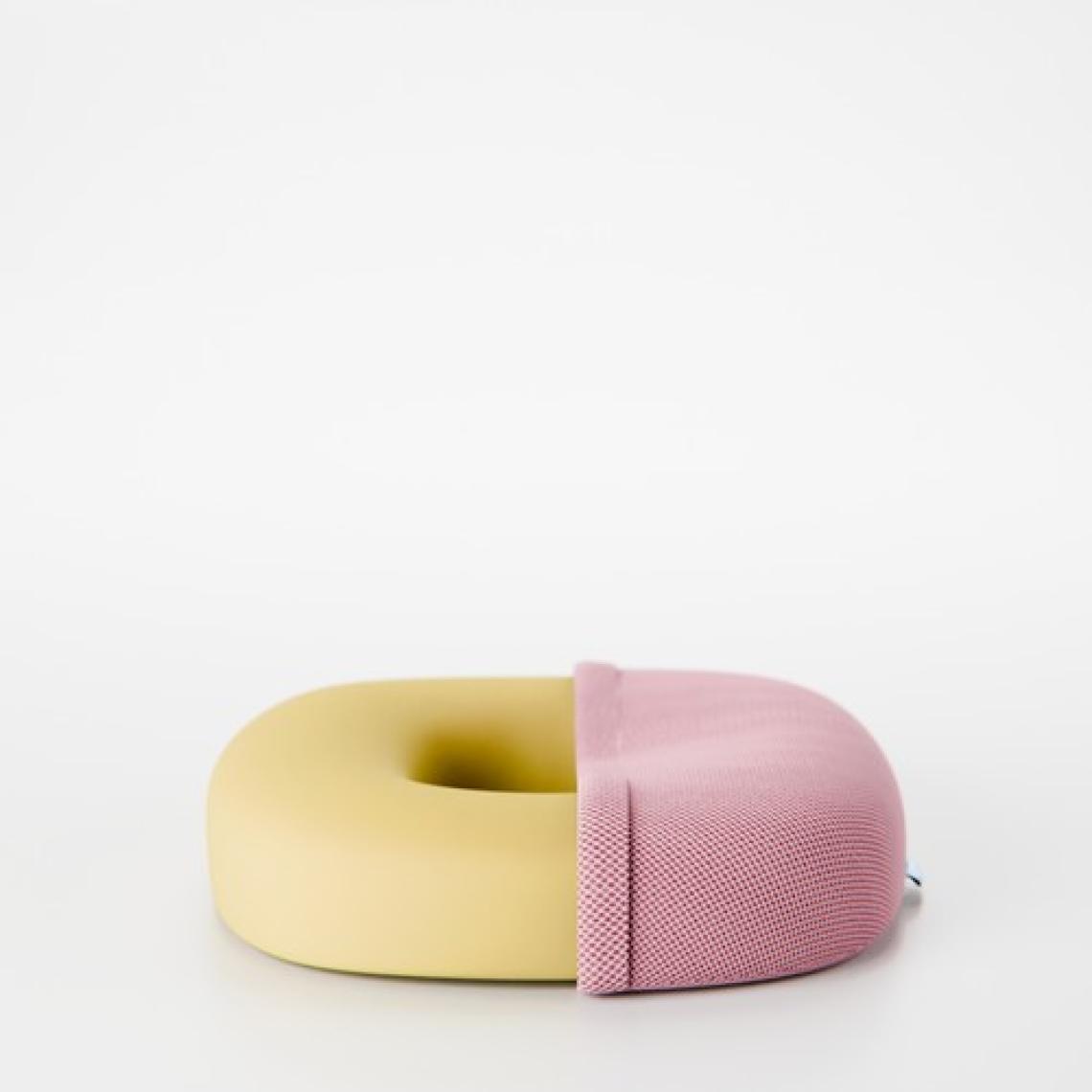 Fom Smith Visco Konforlu ve Rahatlatıcı Oturma Simidi Yastık, Ortopedik, 45 x 44 x 8, Pembe