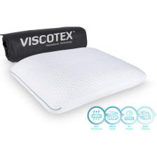 Viscotex Visco Hava Kanallı Klasik Yastık, Small, 56X37X12CM. Beyaz-Turkuaz