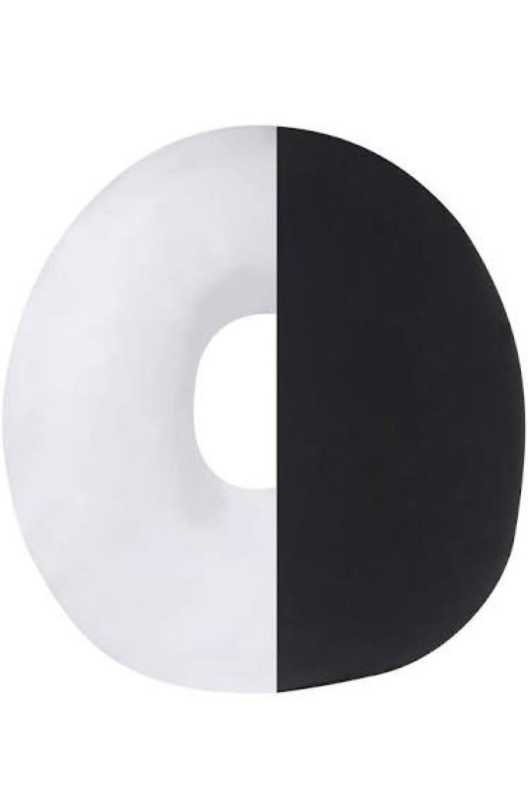 Viscotex Visco Ortopedik Oturma Simidi 44X42/8 Cm, Siyah