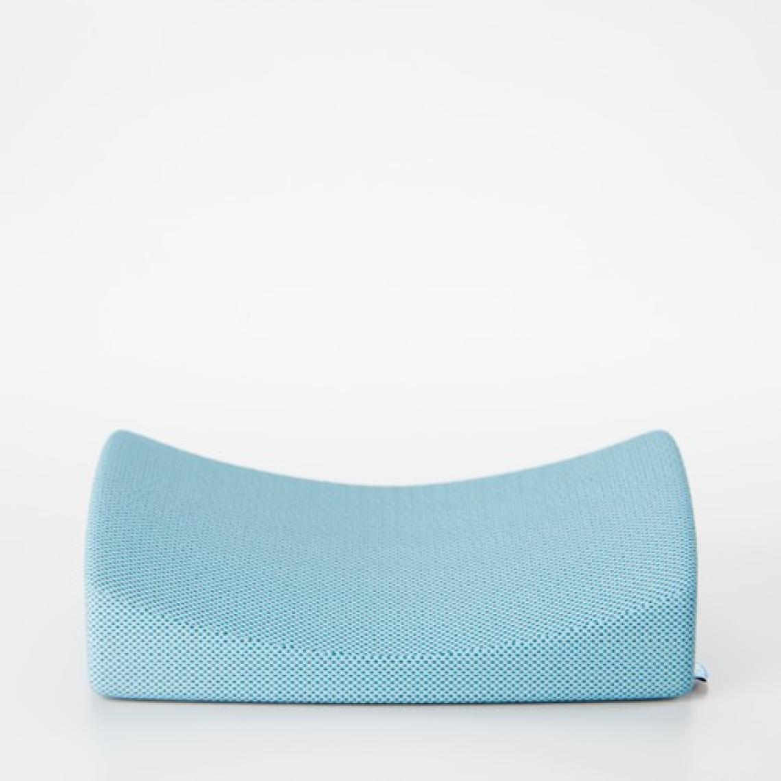 Fom Bels Visco Konforlu ve Rahatlatıcı Bel Destek Yastık, Ortopedik, 40 cm x 34 cm x 12 cm, Açık Mavi