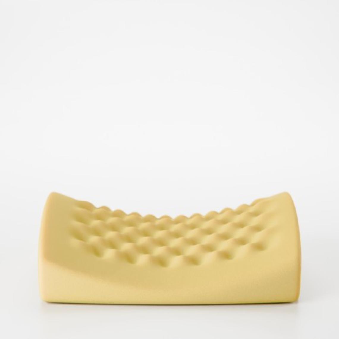 Fom Bels Visco Konforlu ve Rahatlatıcı Bel Destek Yastık, Ortopedik, 40 cm x 34 cm x 12 cm, Açık Mavi