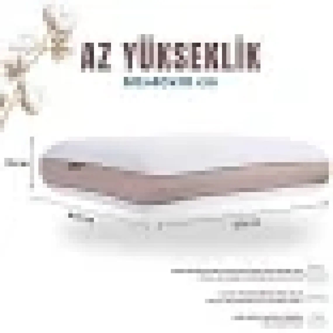Viscotex Pamuk Kılıflı Small Visco Ortopedik Yastık, Kahverengi, 60X40X10 cm