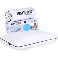 Viscotex Boyun Destekli Tombul Yastık 56x37x12 cm, Beyaz
