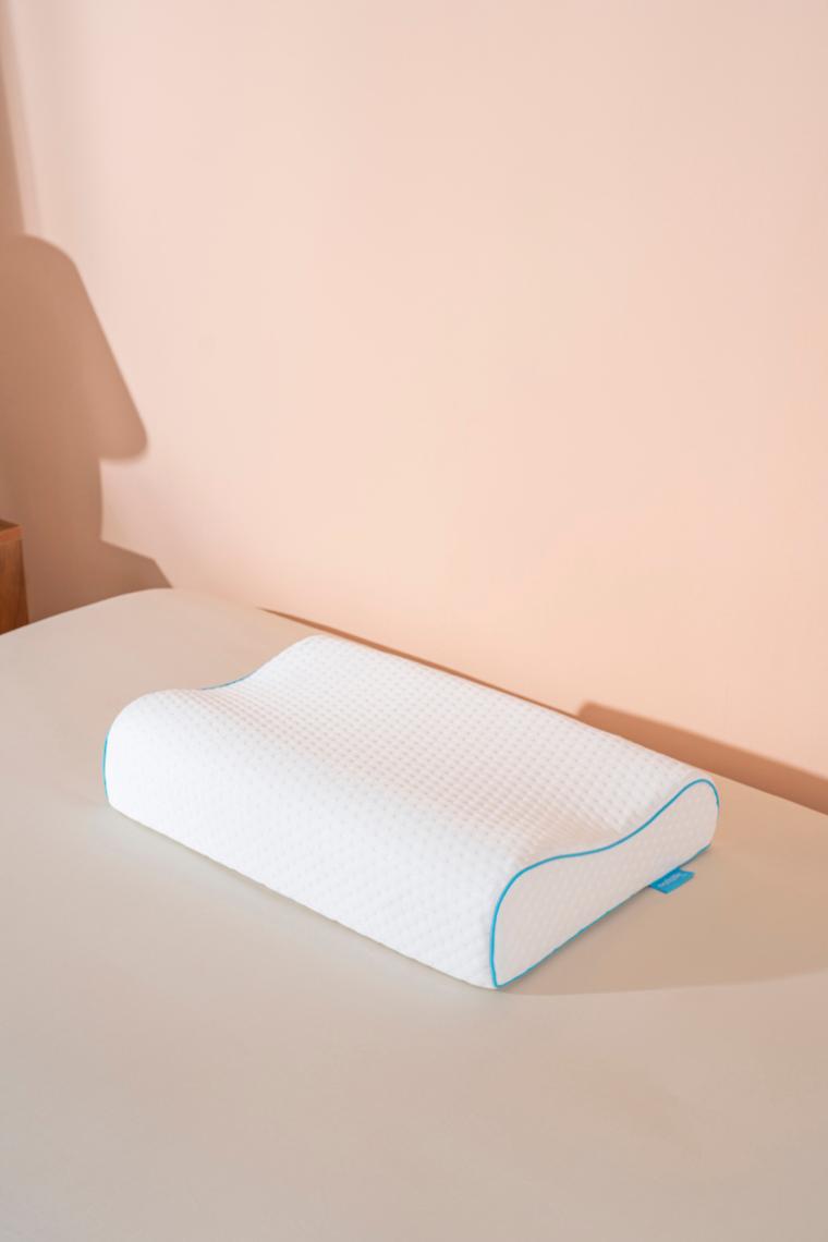Visco Çift Boyun Destekli Ortopedik Visko Yastık - 60X40X12/10CM