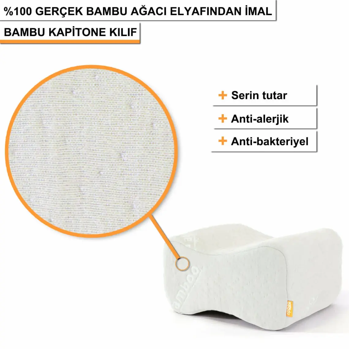 Beddo Bambu Serisi  Diz Yastığı