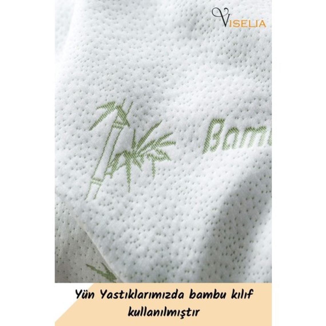 Yün Yastık Saf Doğal Uyku Yastığı Merinos Yünü Antialerjik 1500 gr 2 Adet Özel Çantalı