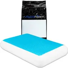 Viscofoam Lüks Terletmeyen Ortopedik Yastık Serinleten Visco Yastık Jelli Yastık 60x40x11cm