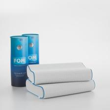 FOM 2'li Flex Tam Ortopedik Visco Konforlu Uyku Yastık Kampanyası, Ortopedik, 60 X 40 X 14/11, Beyaz