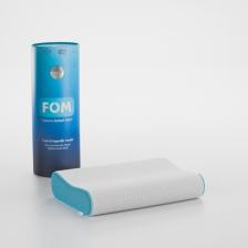 FOM Mini Flex Visco Çocuk Ve Seyahat Uyku Yastık, Ortopedik, 50 X 30 X 11/9, Açık Mavi