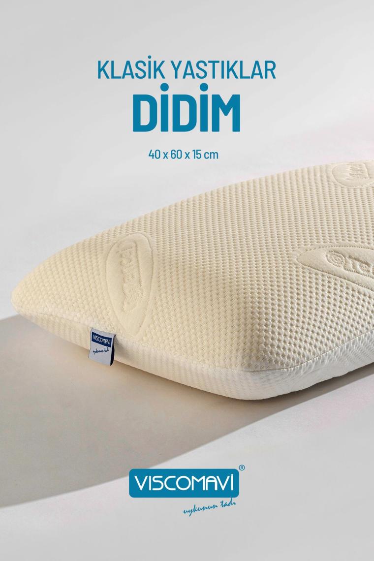 Viscomavi Didim Ortopedik Visco Yastık Klasik Hafızalı Visco Yastık
