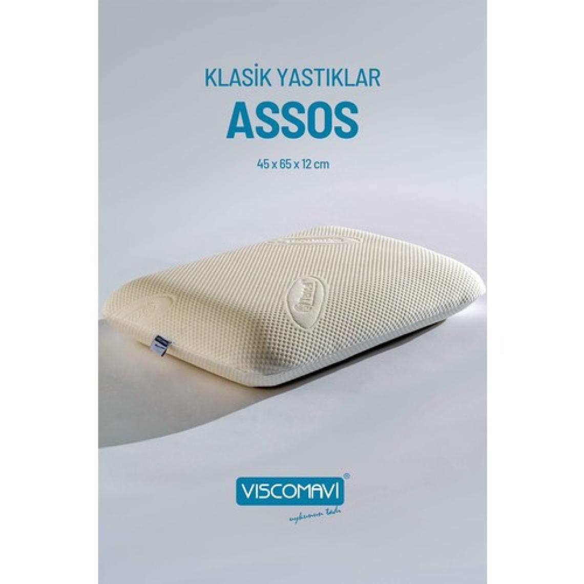 Viscomavi Assos Ortopedik Visco Yastık Klasik Hafızalı Visco Yastık