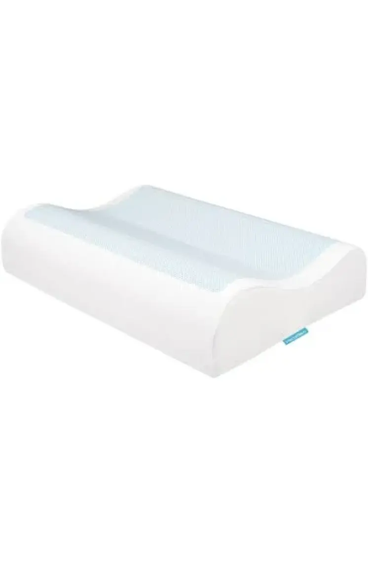 Viscofoam Anatolia Yüksek Terletmeyen Boyun Destekli Ortopedik Yastık Jelli Visco Yastık - 60x40x14-12cm