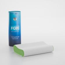 FOM Mini Flex Visco Çocuk Ve Seyahat Uyku Yastık, Ortopedik, 50 X 30 X 11/9, Yeşil