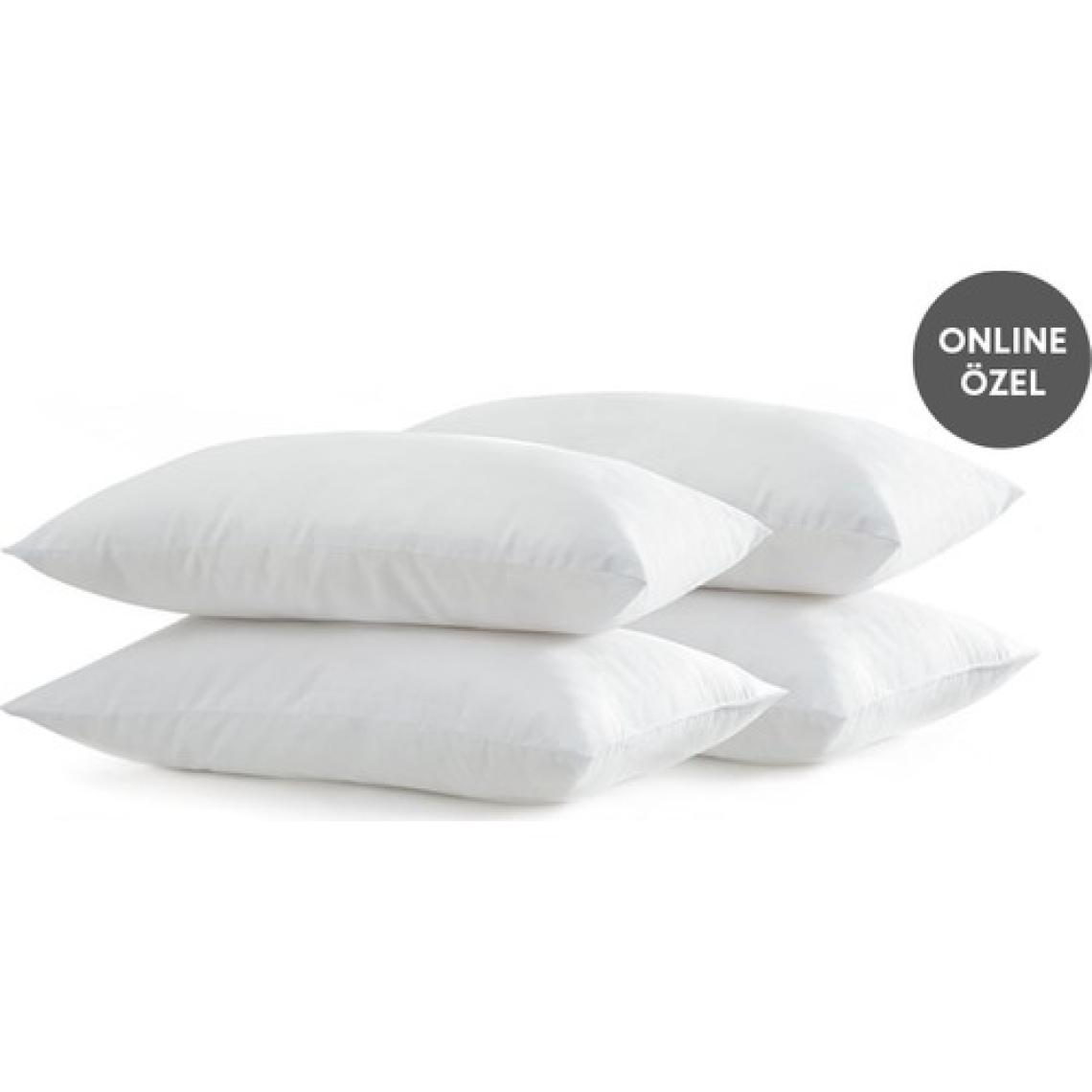 Yataş Bedding Yatas Bedding Handy 4'lü Roll Pack Yastık Seti 50 x 70 cm