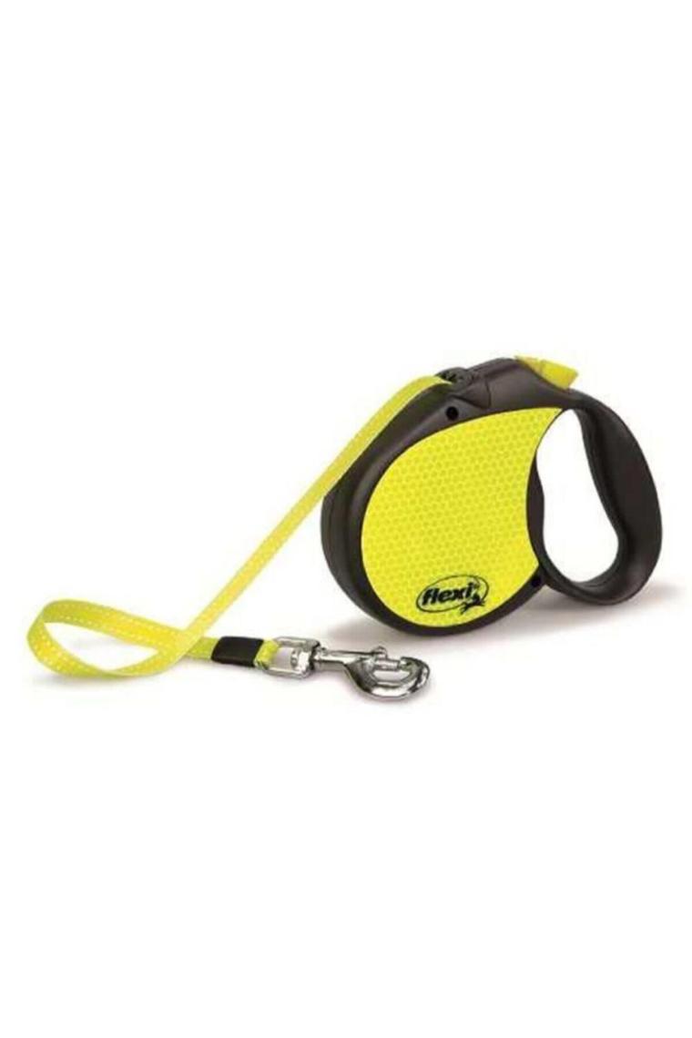 Flexi New Neon 5 m Large Şerit Otomatik Köpek Gezdirme Tasması