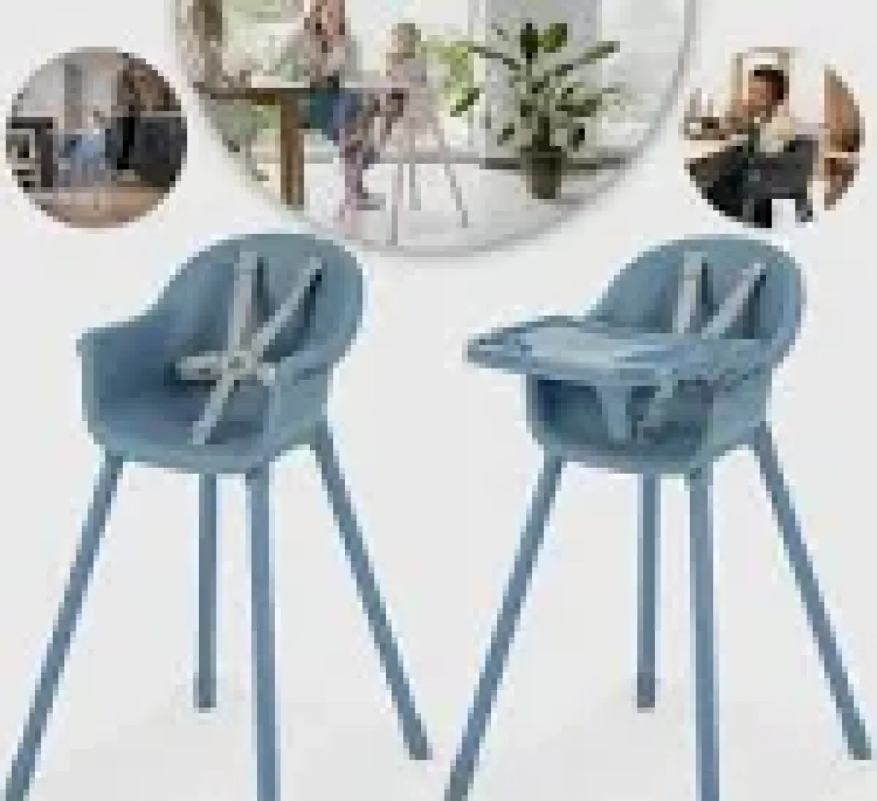 Elele Sorte 2in1 Bebek Mama Sandalyesi ve Çocuk Sandalyesi Mavi