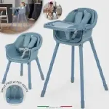 Elele Misto 4in1 Bebek Mama Sandalyesi ve Mama Oturağı Iç Pedli Mavi