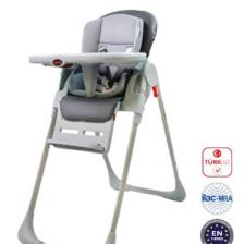 Kanz Campo Mama Sandalyesi Portatif Katlanır Yükseklik Ayarlı Tekerlekli İç Pedli Dark Grey