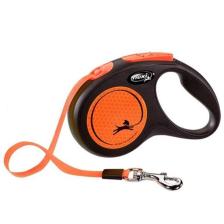 Flexi New Neon 5 m Small Şerit Turuncu Otomatik KöpekGezdirme Tasması