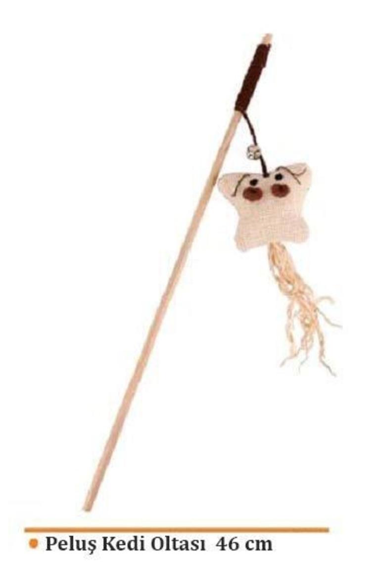 Peluş Kedi Oltası 46 cm
