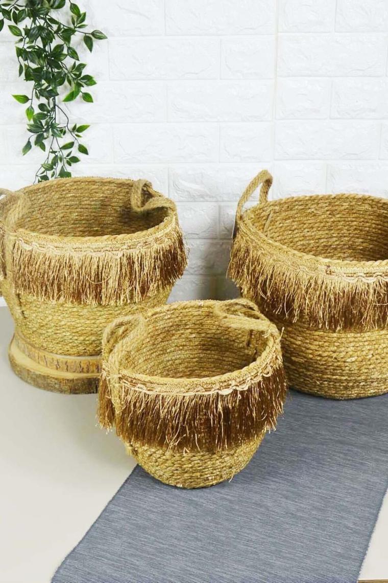Native - 3 Lü Hasır Sele Püsküllü