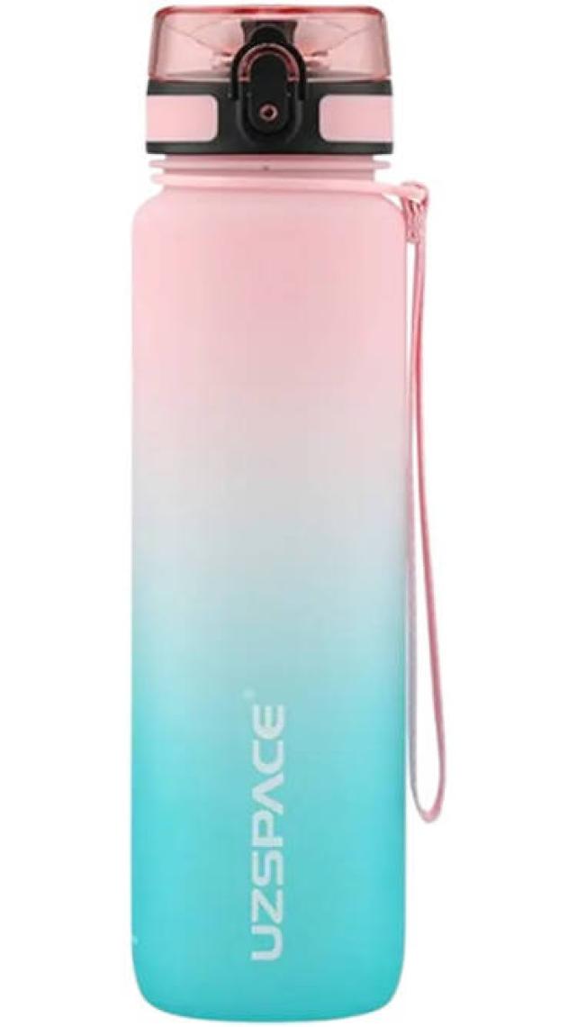 Uzspace Büyük Boy Çift Renk Softtouch Ff Collection Tritan Su Matarası 1000 ml
