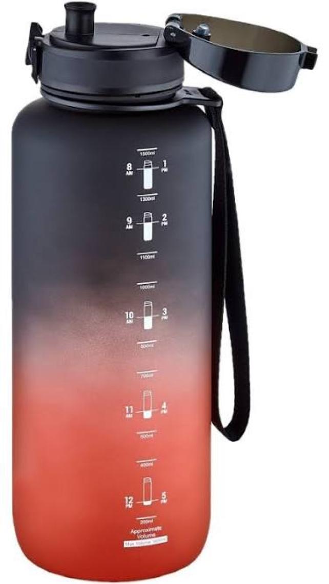 Uzspace Büyük Boy Çift Renk Softtouch Ff Collection Tritan Su Matarası 1000 ml