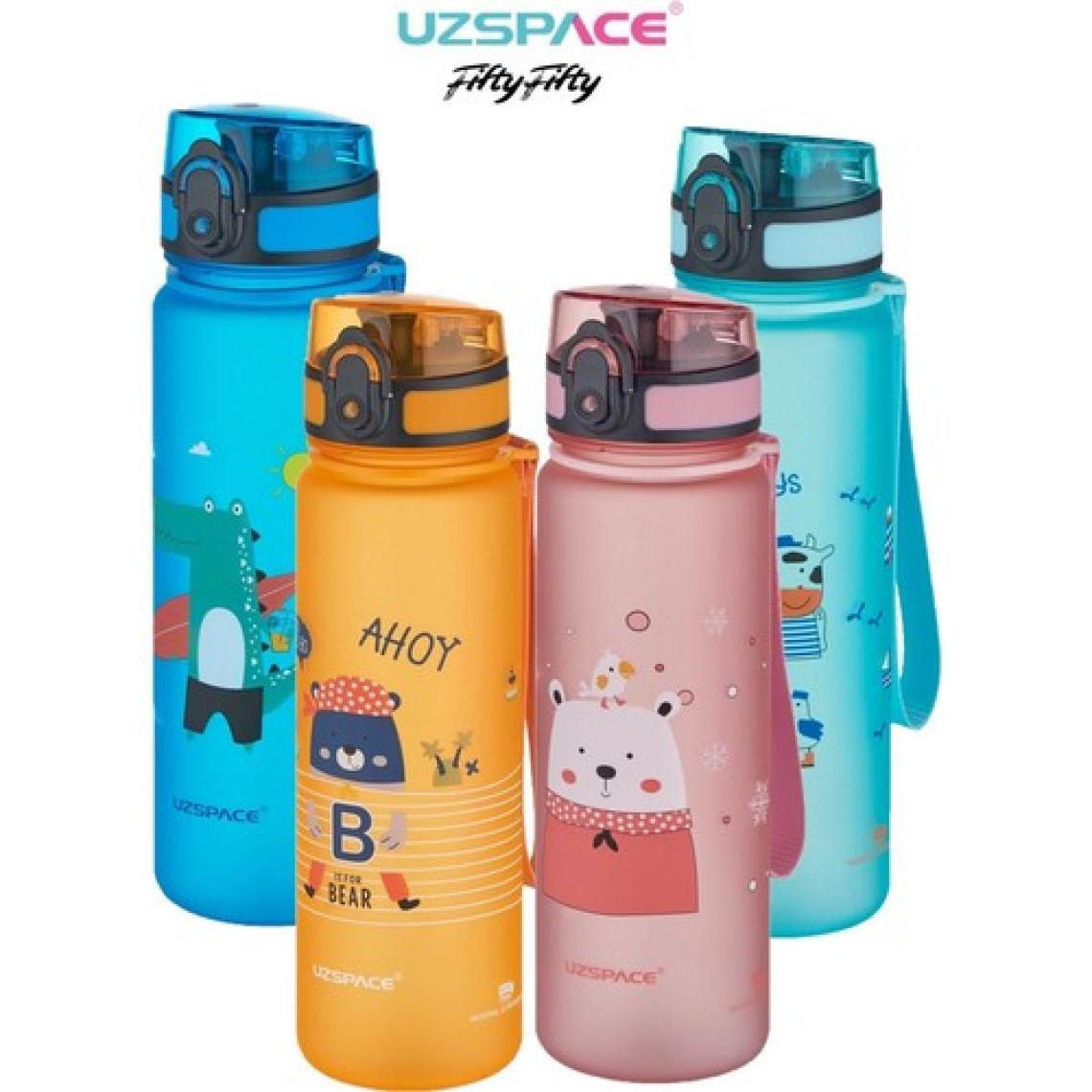 Uzspace Figürlü 500 ml Tritan Çocuk Su Matarası