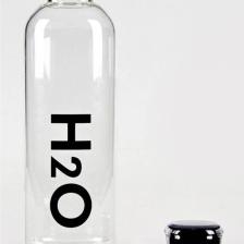 Molvea H2O Borosilikat Cam Matara Vakum Kapaklı 1 Litre Su Şişesi Suluk
