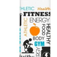 Herevin 750 cc Gym (Jimnastik) Desenli Matara-Suluk