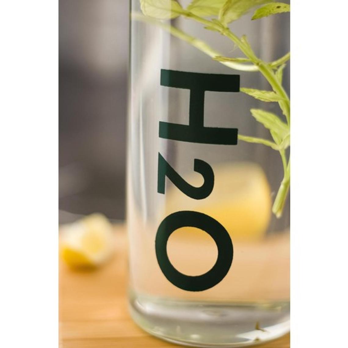 EW's Kitchenware H2O Borosilikat Cam Matara Vakum Kapaklı Su Şişesi Suluk Bambu Kapaklı 1000 ml