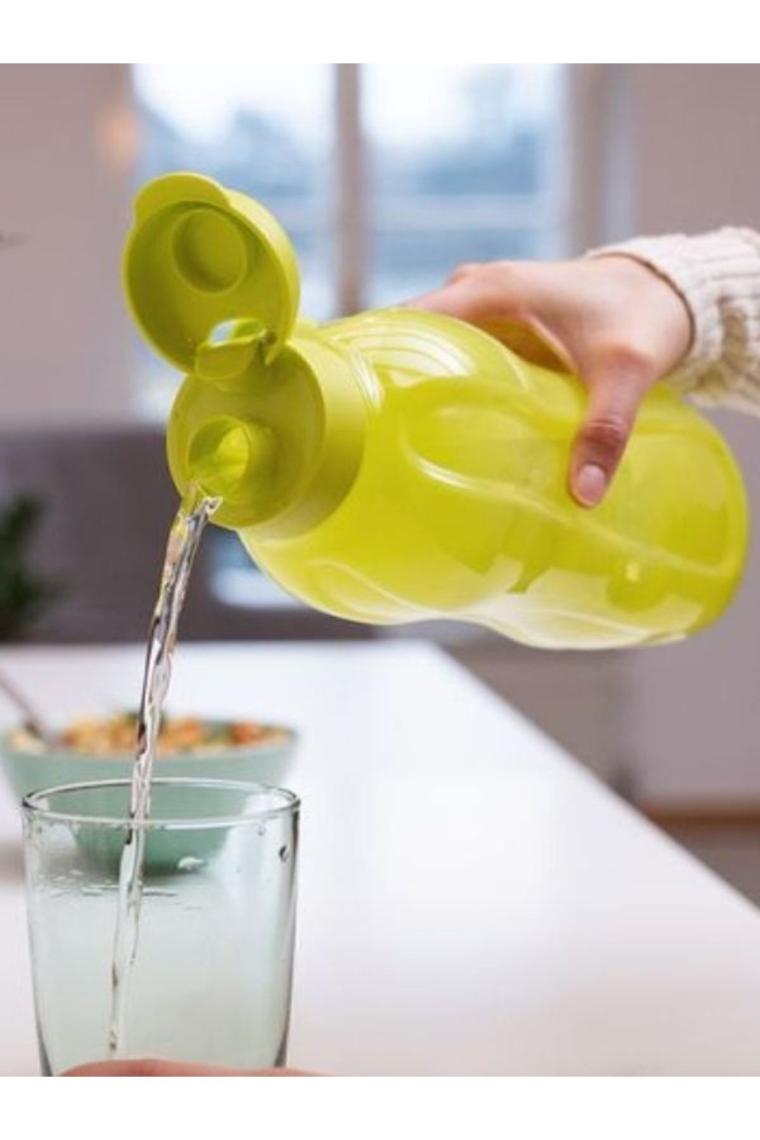 Tupperware Eco+ Şişe Suluk Kolay Kapak 1.5L Limon