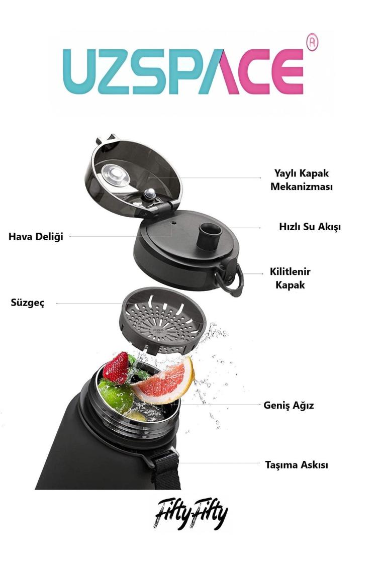 Uzspace Tritan Matara 500 ml Mor 3026