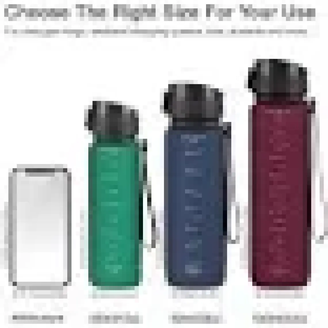 Uzspace Tritan Matara 1000 ml Lacivert 3038
