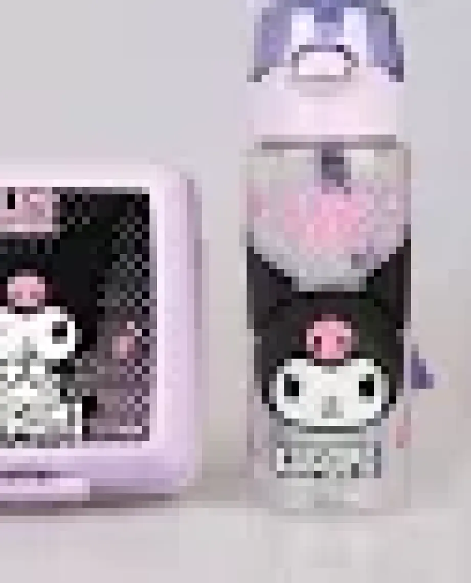Kuromi Yeni Sezon Lisanslı Kuromı Trıtan Matara 700 ml ve 2 Katlı Beslenme Kabı Yemek Seti