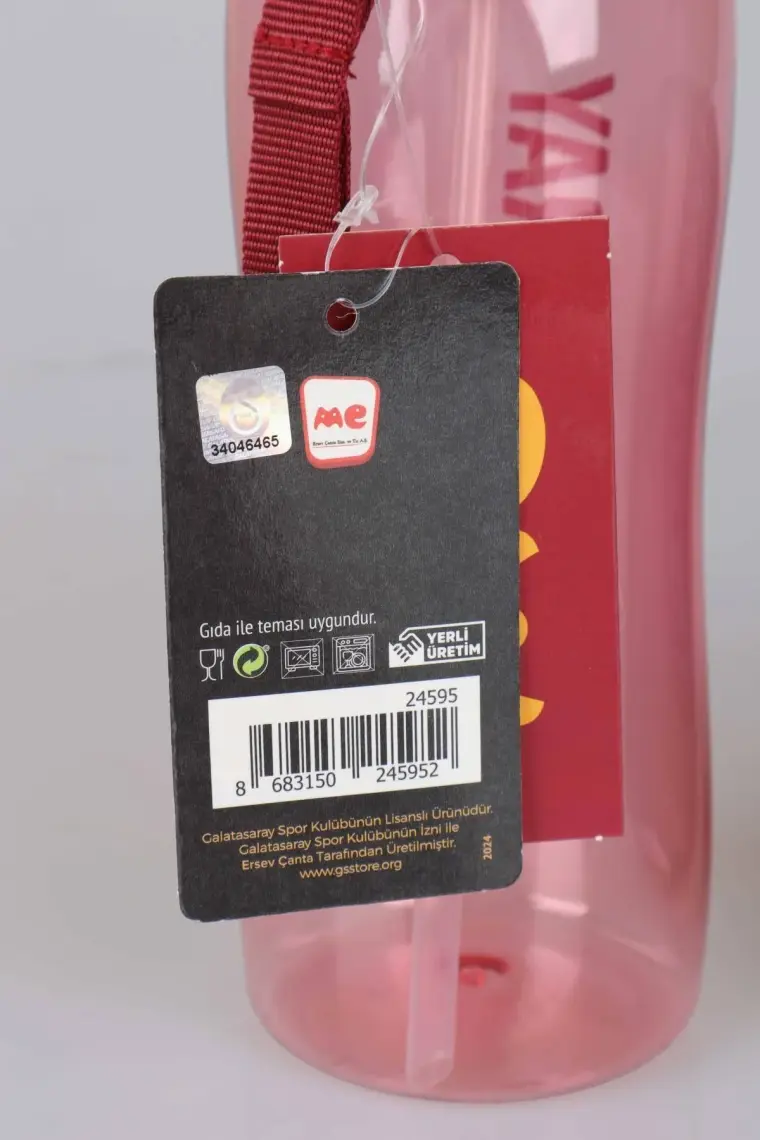 Galatasaray Dekomus Ile Yeni Sezon Lisanslı Galatasaray 700 ml Matara ve 2 Katlı Beslenme Kabı / Lunch Box Seti