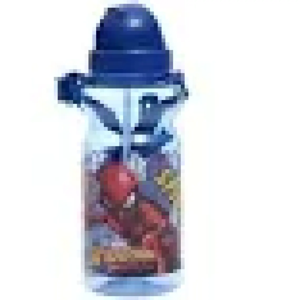 Marvel Spider-Man Şeffaf Matara Suluk Kapaklı Mavi