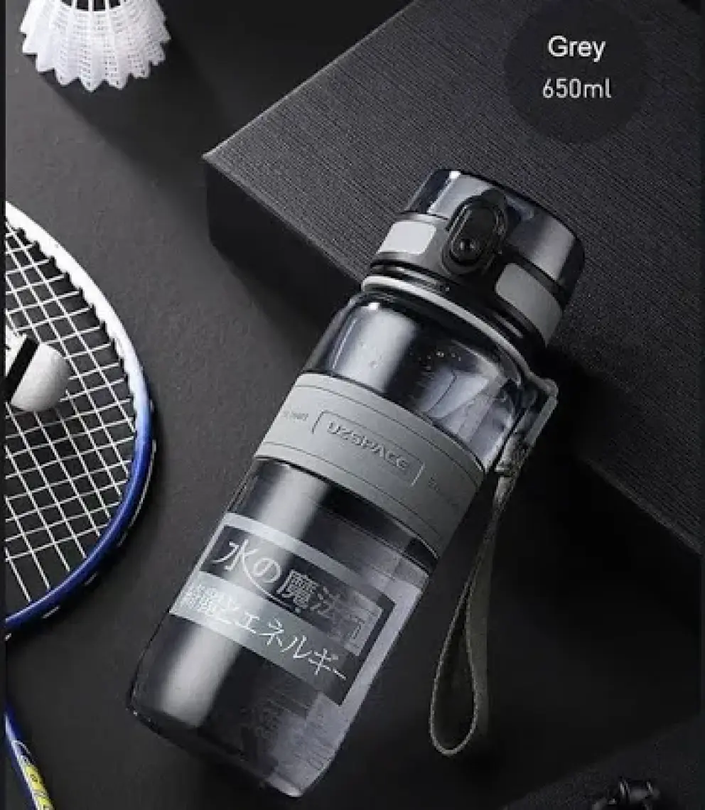 Uzspace  650 ml  Gri Tritan Su Matarası