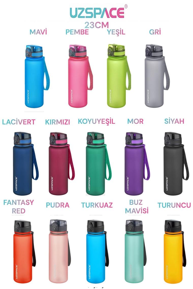 Uzspace Tritan Matara 500 ml Kırmızı 3026