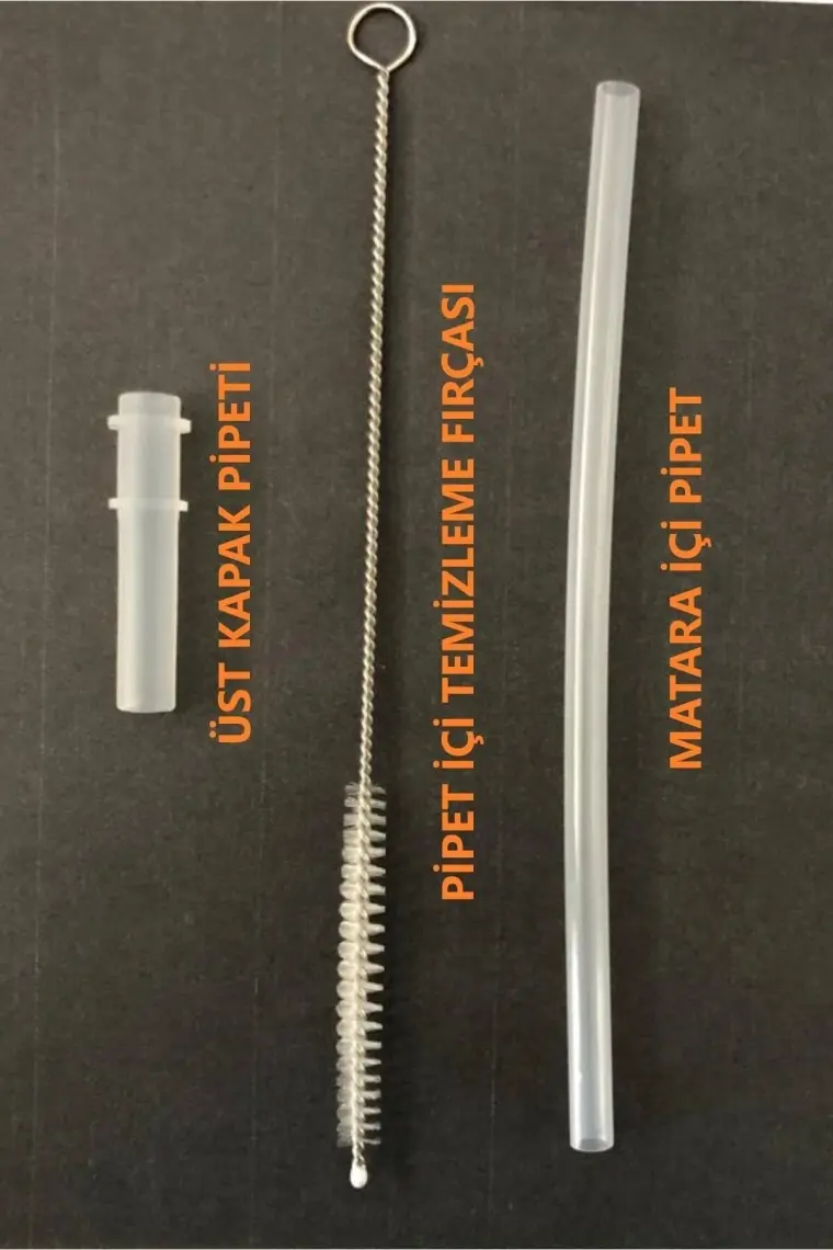 Uzspace Yedek Pipet Takımı ve Pipet Temizleme Fırçası 1 Set 3 (Parça) Kapak Hariç