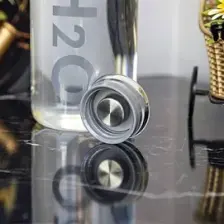 Tohana H2O 1lt Borosilikat Cam Matara Siyah