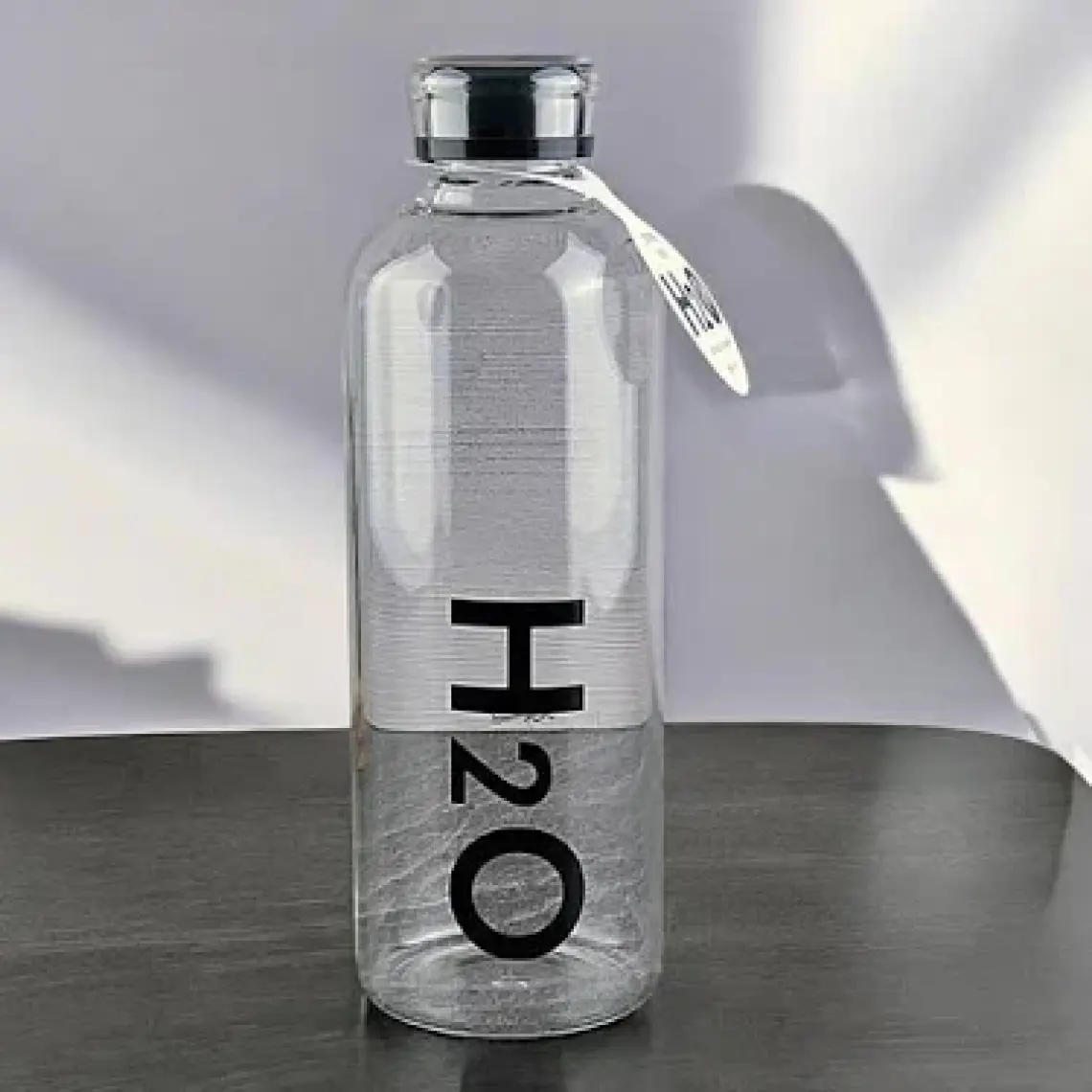 Tohana H2O 1lt Borosilikat Cam Matara Siyah