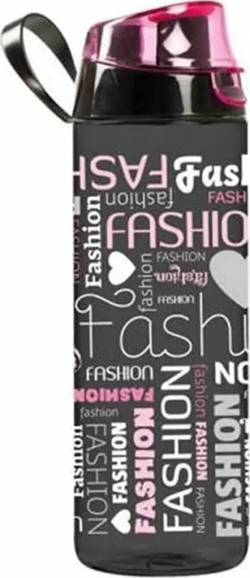 750 cc Fashion Desenli Kırılmaz Su Matarası