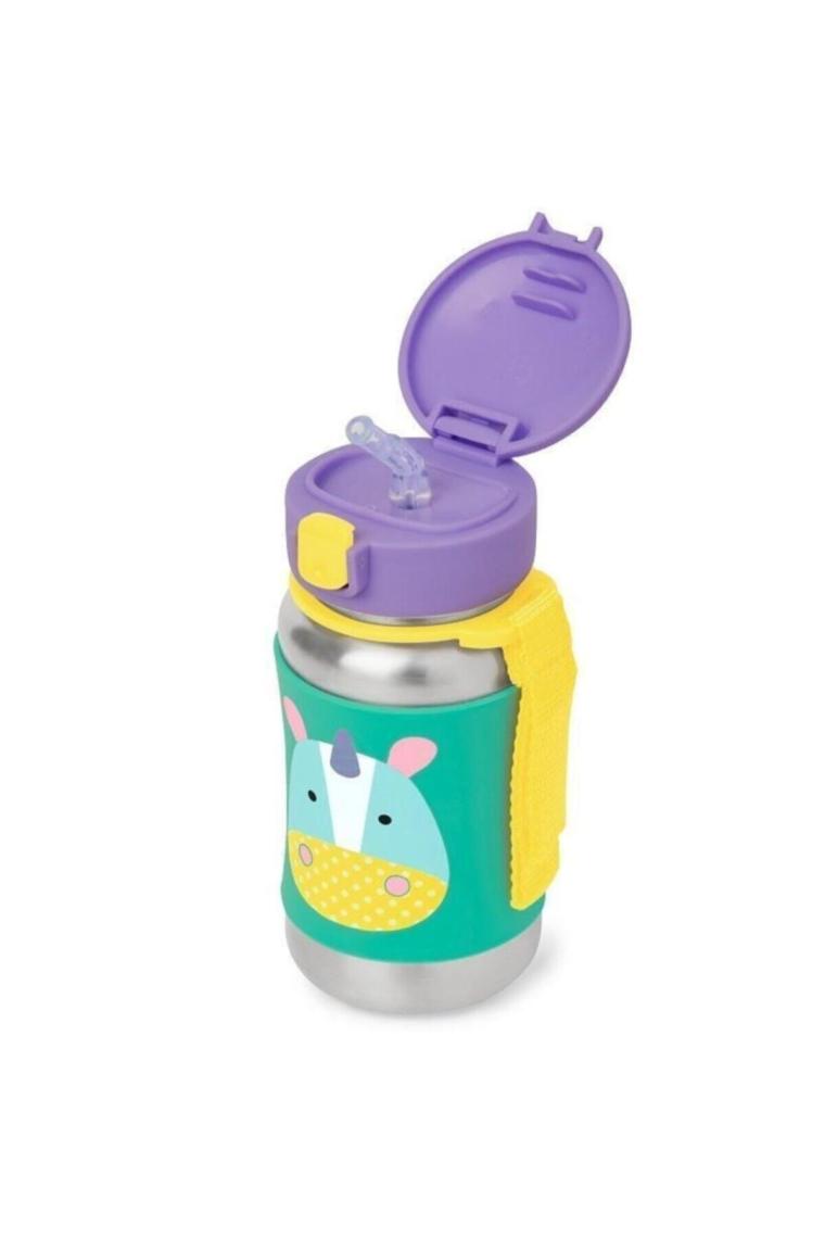 Skip Hop Zoo Unicorn Paslanmaz Pipetli Çelik Suluk