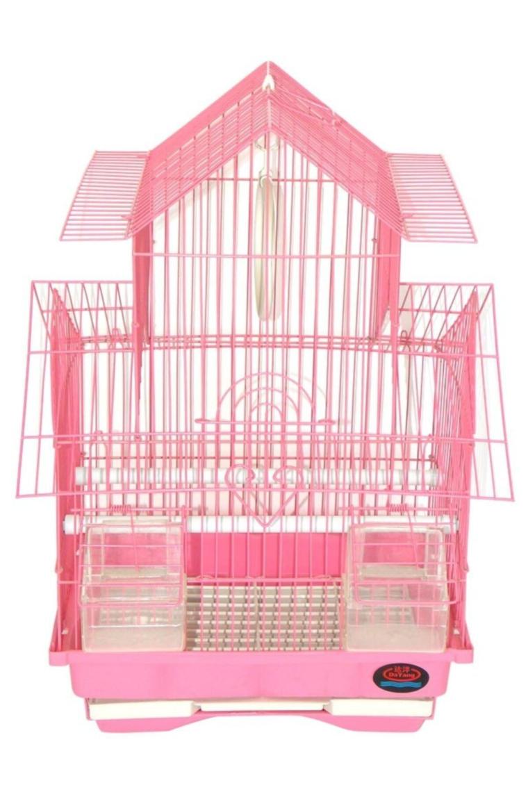 Çinevi Kafes Renkli 30x23x46 Pembe